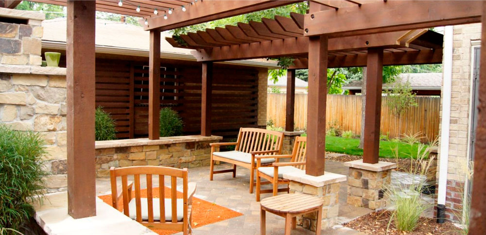 backyard patio pergola
