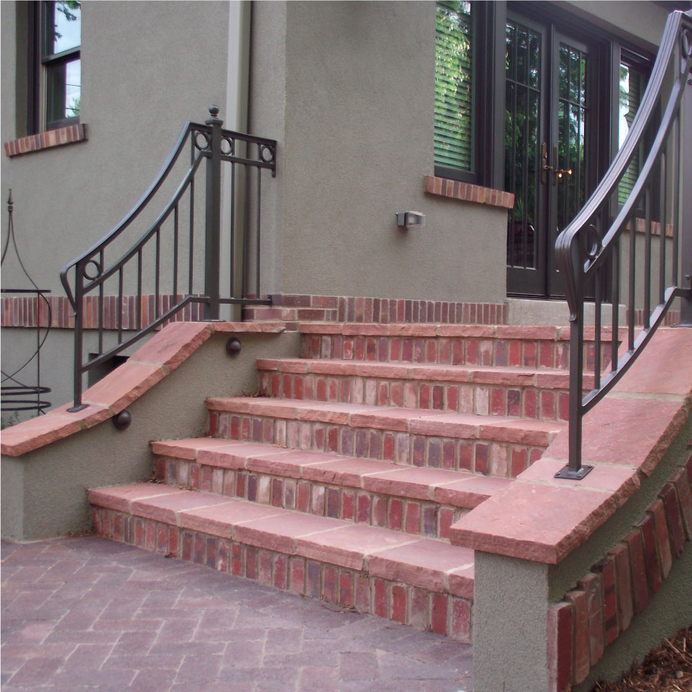 brick steps