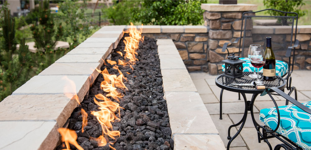 courtyard firepit