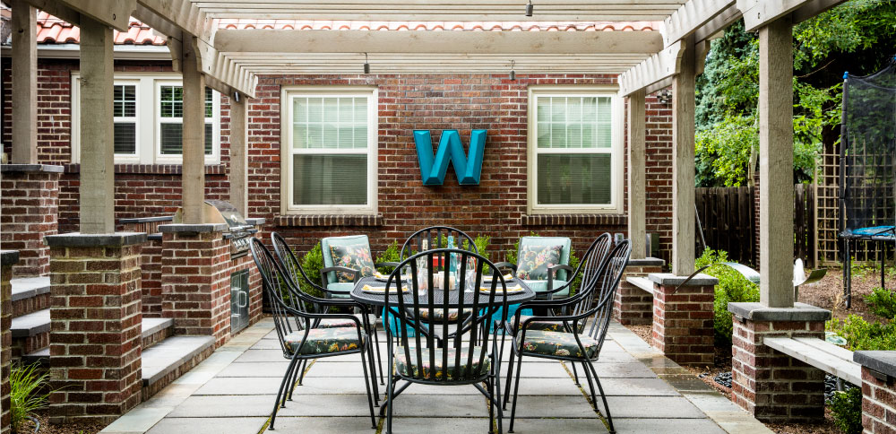 outdoor dining areas