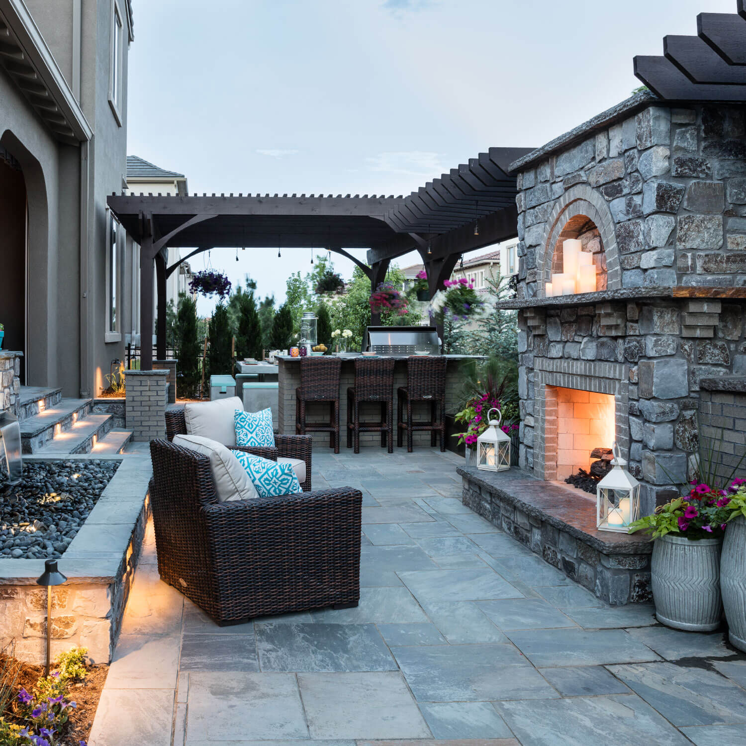 solterra outdoor living area